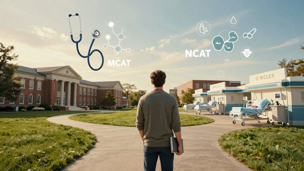 Crossroads between medical school and nursing career paths