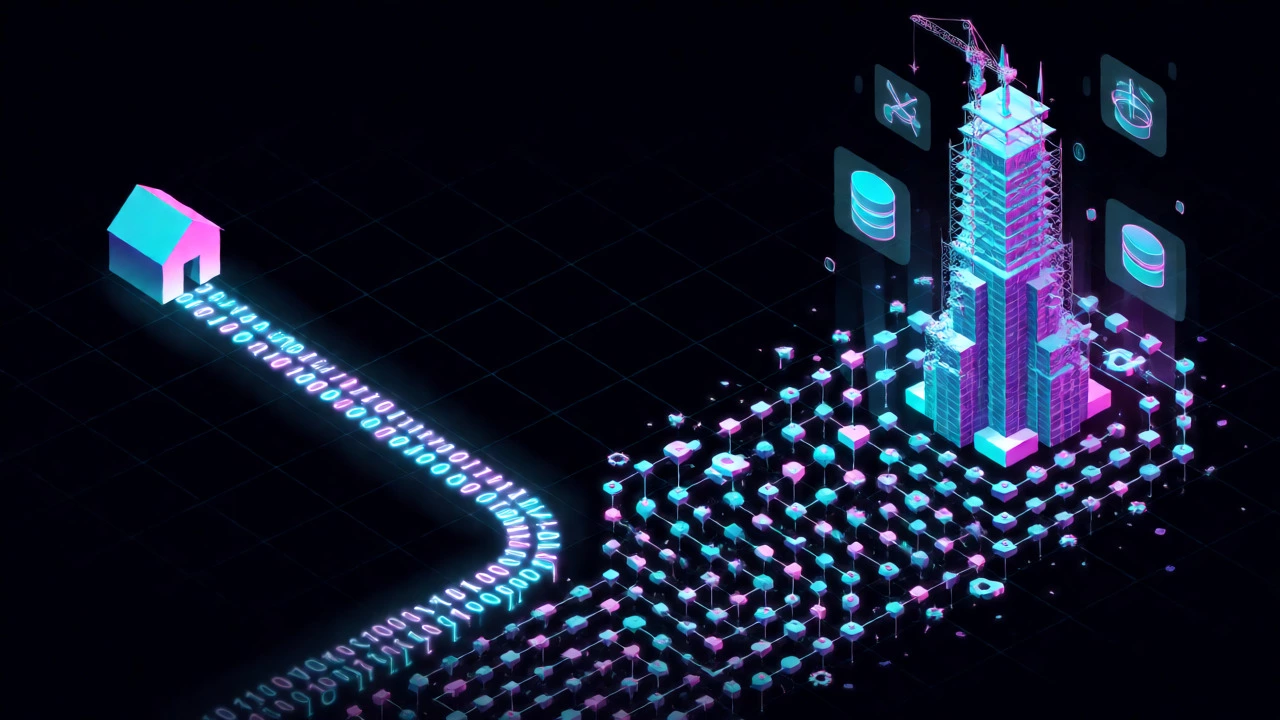 Conceptual art showing a straight coding path versus a complex programming maze.